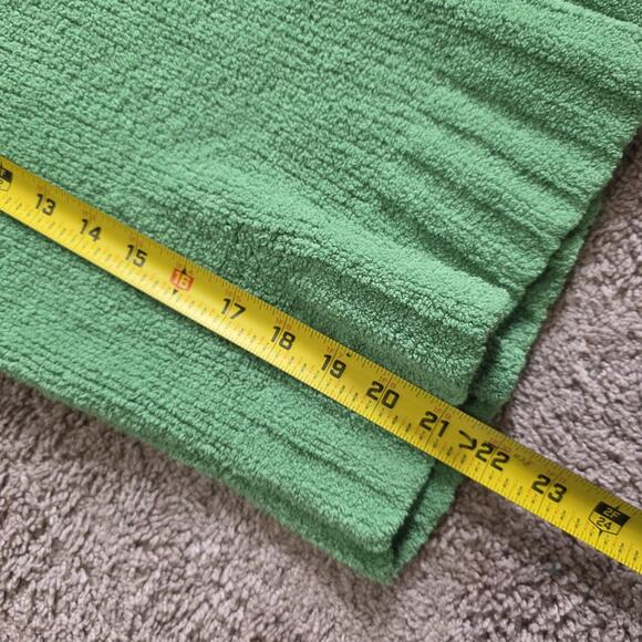 Vintage Aeropostale Fuzzy Sweater Junior L Y2K Babydoll Henley Green Fairy Hood - Picture 8 of 8